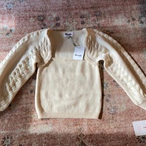 NWT Rouje cream knit